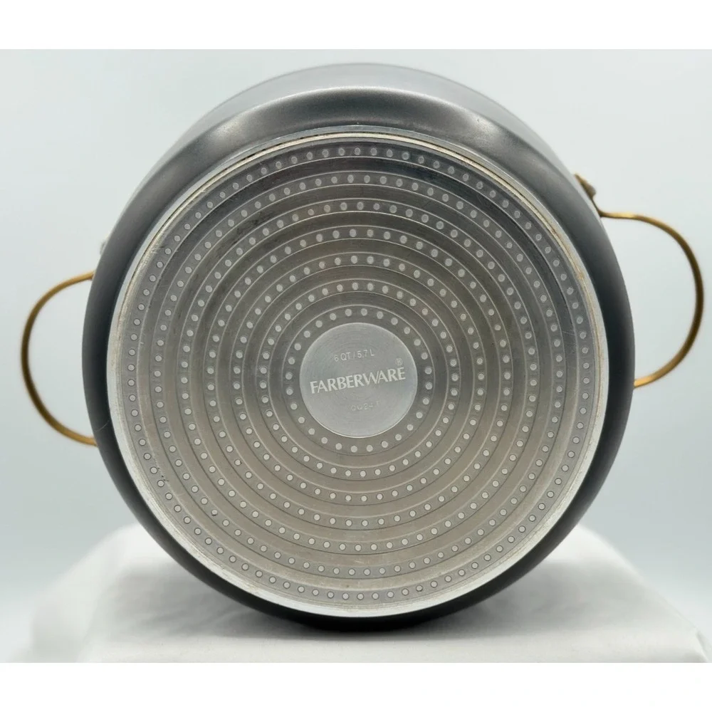 Farberware Forged Induction 6 quart Ceramic Nonstick Stockpot - Glass Lid